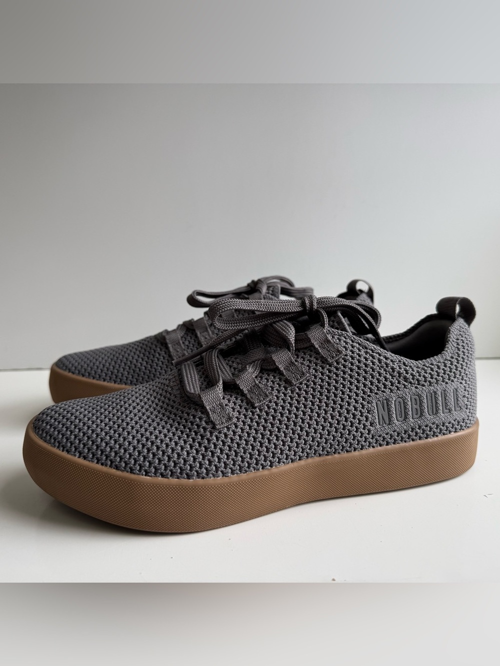NOBULL Gray Gum sole Rec Trainer Sneakers cross trainers casual comfort